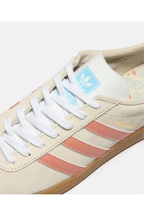 کفش اسنیکر بژ زنانه بند دار adidas - کد 832534233