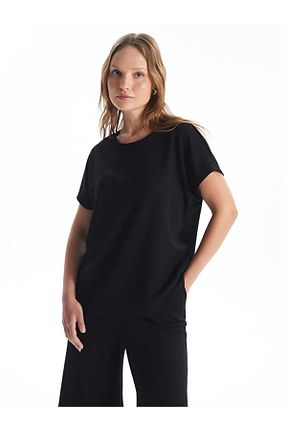 تیشرت سبز زنانه Relaxed LC Waikiki - کد 829671605
