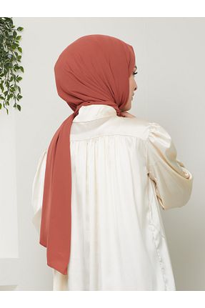 شال نارنجی زنانه Medine İpeği Golden Rose - کد 832649905