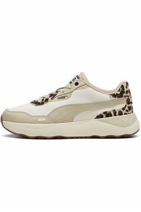 کفش اسنیکر بژ زنانه بند دار Puma - کد 832743492