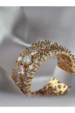 انگشتر استیل (فولاد) طلائی زنانه استیل (فولاد) ZÜLİSCH - کد 800883057