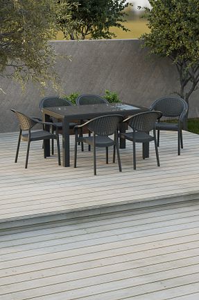 ست باغچه قهوه ای پلاستیک Çavdar Group - کد 832726870