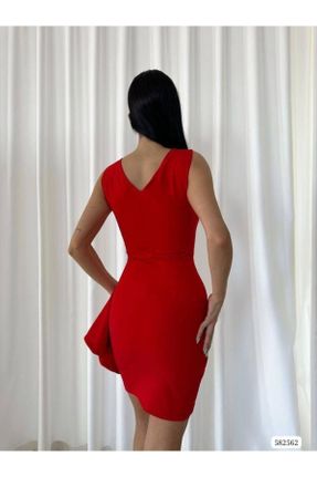 لباس قرمز زنانه بافتنی کد 830128774
