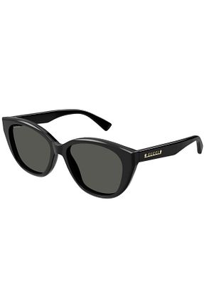 عینک آفتابی مشکی زنانه UV400 Gucci - کد 832737539