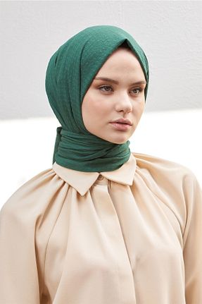 شال سبز زنانه پنبه ای Loryan - کد 797003553