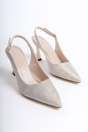 کفش مجلسی طلائی زنانه چرم مصنوعی Shoesers - کد 829350115