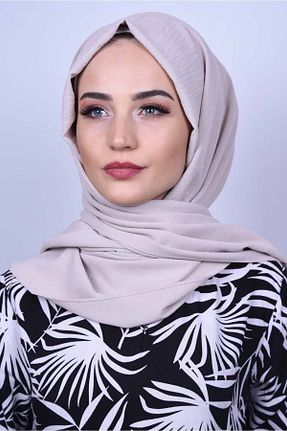 شال طوسی زنانه پنبه (نخی) کد 752697594