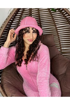 کلاه صورتی زنانه پشمی Butik - کد 826571766