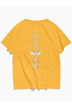 تی شرت زرد زنانه رگولار کد 832748790