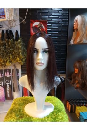 کلاه گیس قهوه ای زنانه Lgskozmetik - کد 263649386