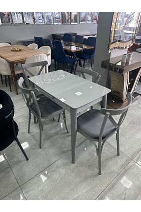 میز آشپزخانه طوسی MDF voguetasarım - کد 832812295