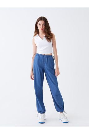 شلوار جین آبی زنانه پاچه تنگ استاندارد کد 832915153