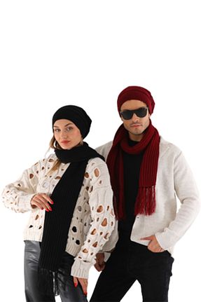 شال گردن زرشکی زنانه Ritagarcia - کد 764570511