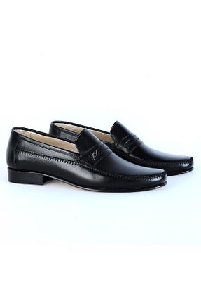 کفش کلاسیک مشکی مردانه پاشنه کوتاه (1 - 4 سانتی متر) TekYıldız - کد 832997825