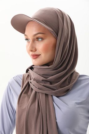 کلاه شنای حجاب قهوه ای زنانه Ritagarcia - کد 813987598