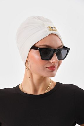 کلاه شنای حجاب سفید زنانه Ritagarcia - کد 829945286