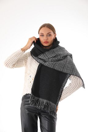 شال گردن طوسی زنانه اکریلیک Ritagarcia - کد 764570518