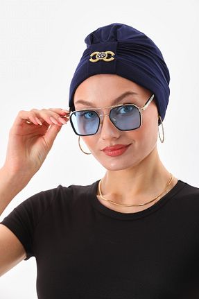کلاه شنای حجاب سرمه ای زنانه Ritagarcia - کد 829976587