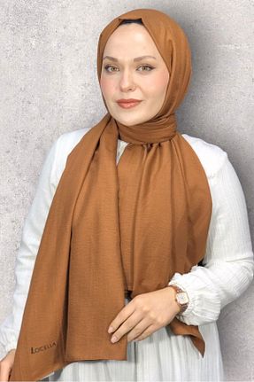 شال قهوه ای زنانه جاز locella - کد 832997234