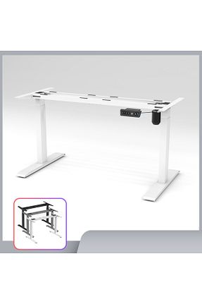 میز اداری سفید 137 cm Ofisfix - کد 833039871