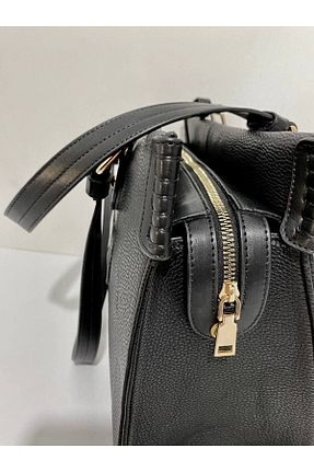 کیف دوشی مشکی زنانه چرم مصنوعی Arwenie - کد 758805027