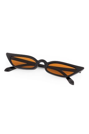 عینک آفتابی مشکی زنانه 52 UV400 پلاستیک گربه ای کد 756079776