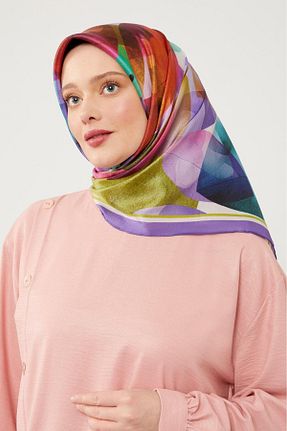 روسری رنگی پلی استر Levidor - کد 829324828