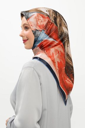 روسری رنگی پلی استر Levidor - کد 832705927