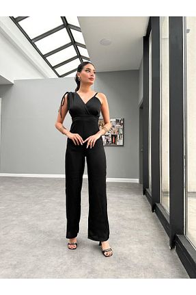 سرهمی مشکی زنانه بند دار ESRAHELVACI - کد 818669427