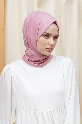 شال صورتی زنانه پنبه ای Loryan - کد 796368053