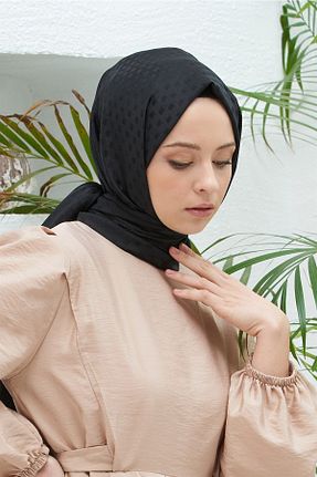 شال مشکی زنانه پلی استر Loryan - کد 798220054