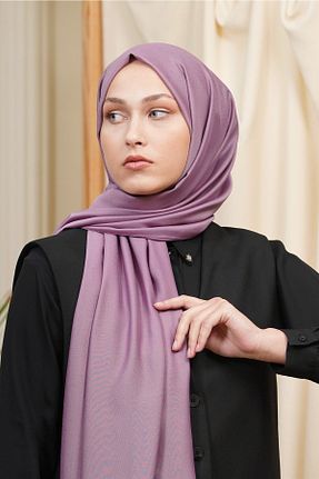 شال بنفش زنانه پلی استر Loryan - کد 798203665