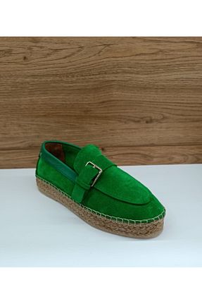 کفش کژوال سبز زنانه چرم خالص RACHELMILANO - کد 832751757