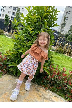 بلوز قهوه ای بچه گانه ساده BEBEĞİME ÇORAP - کد 832925753