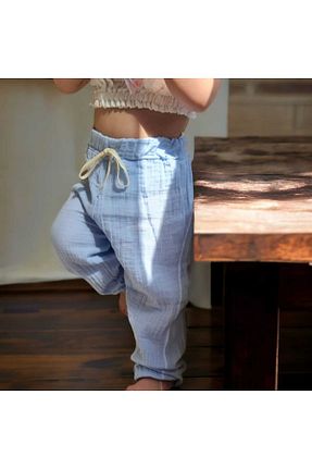 شلوار آبی بچه گانه پنبه ای BEBEĞİME ÇORAP - کد 832782636