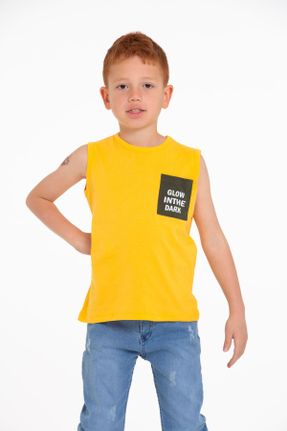 تی شرت زرد بچه گانه رگولار کد 832905145