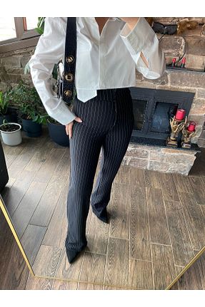 شلوار مشکی زنانه پارچه Millagros feel good with us - کد 696165463