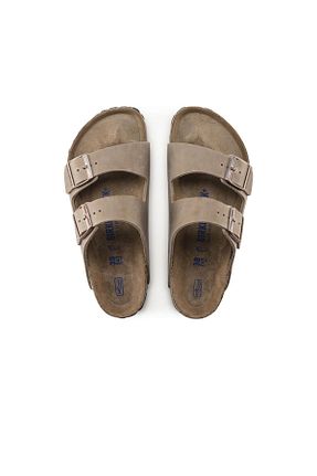 صندل قهوه ای زنانه پاشنه تخت Birkenstock - کد 832919100