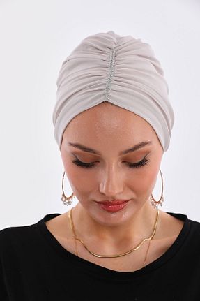 کلاه شنای حجاب طوسی زنانه Ritagarcia - کد 822705499