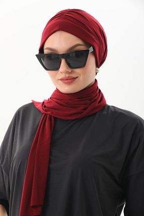 کلاه شنای حجاب زرشکی زنانه Ritagarcia - کد 814328797