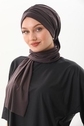 کلاه شنای حجاب طوسی زنانه Ritagarcia - کد 814329382