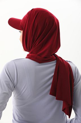 کلاه شنای حجاب زرشکی زنانه Ritagarcia - کد 813987453