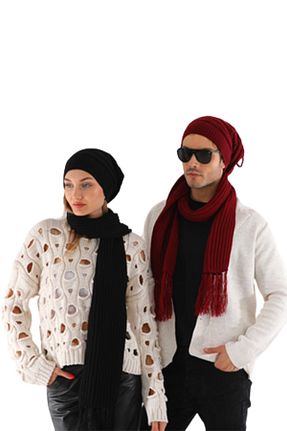 شال گردن زرشکی زنانه Ritagarcia - کد 764570511