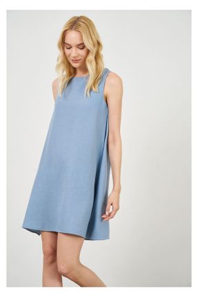 لباس آبی زنانه بافتنی راحت کد 832989976