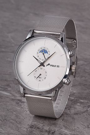 ساعت مچی سفید مردانه 41-45 میلی متر Polo55 - کد 47135152