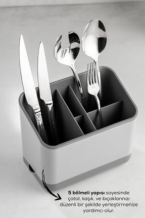 جای قاشق طوسی پلاستیک Vienev - کد 833043734