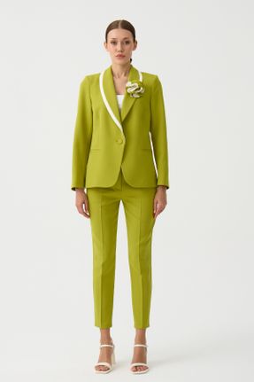 کت سبز زنانه پارچه ای کلاسیک کد 833047558