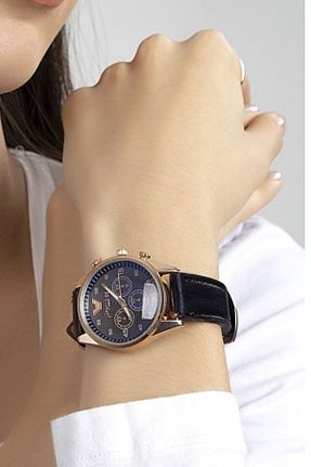 ساعت مچی مشکی زنانه 36-40 میلی متر Polo55 - کد 819572619