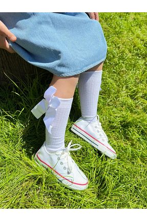 کفش اسنیکر سفید بچه گانه بند دار VOSVOSBABY - کد 684461563