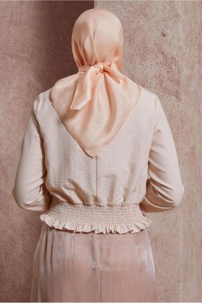 روسری صورتی پلی استر Alvina - کد 832676885